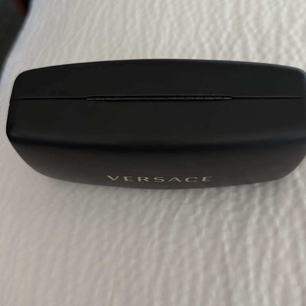 Versace Black Eyeglass Case - Picture 4 of 6